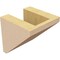 Ekena Millwork 4"W x 4"D x 4"H Wide Concord Rough Cedar Woodgrain TimberThane Corbel, Primed Tan CORUR04X04X04CONRCPR - alternate 2